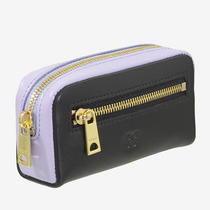 Kleurrijke unisex sleutelhanger van echt kalfsleer van DUDU