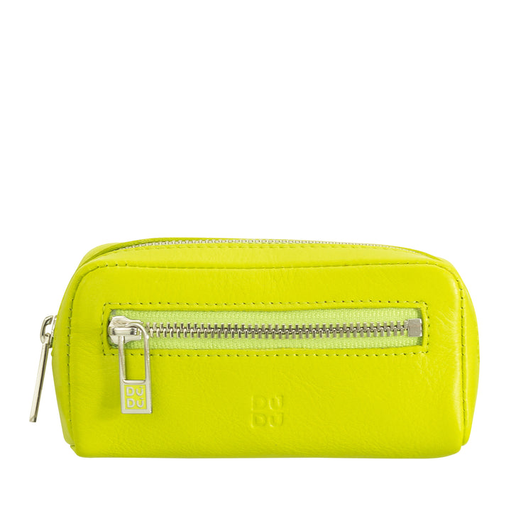 Kleurrijke unisex sleutelhanger van echt kalfsleer van DUDU