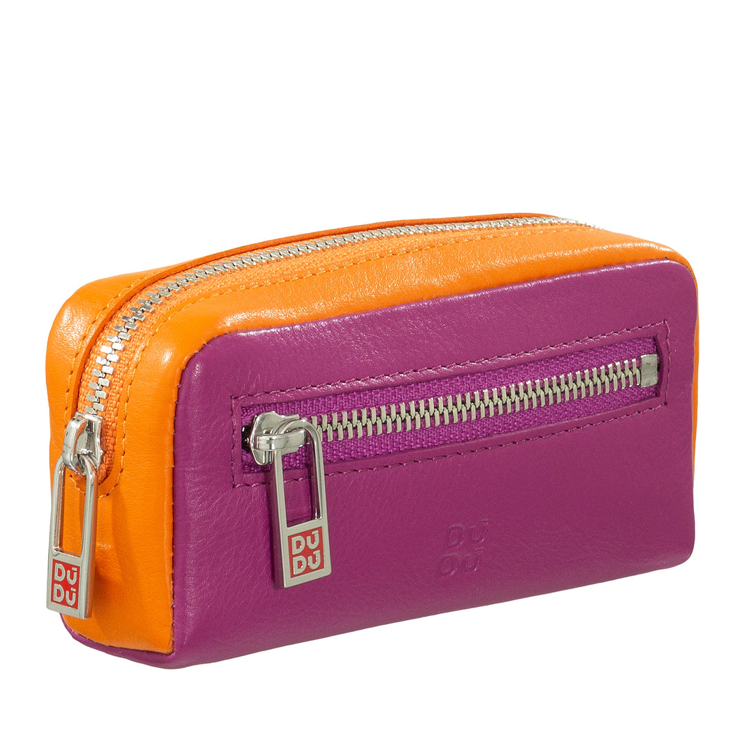 Színes unisex kulcstartó valódi borjúbőrből a DUDU-tól