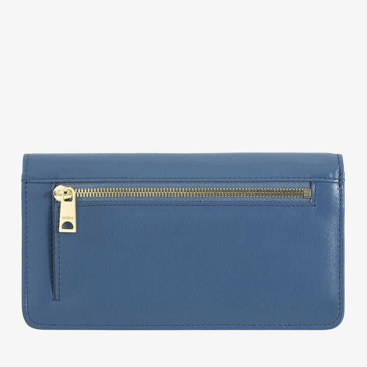 DUDU Stor damepung i flerfarvet blødt læder RFID-pose