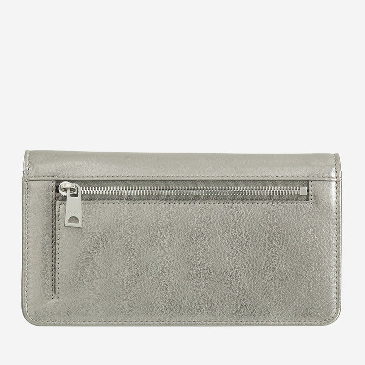 DUDU Stor damplånbok i RFID-påse i mångfärgat mjukt läder