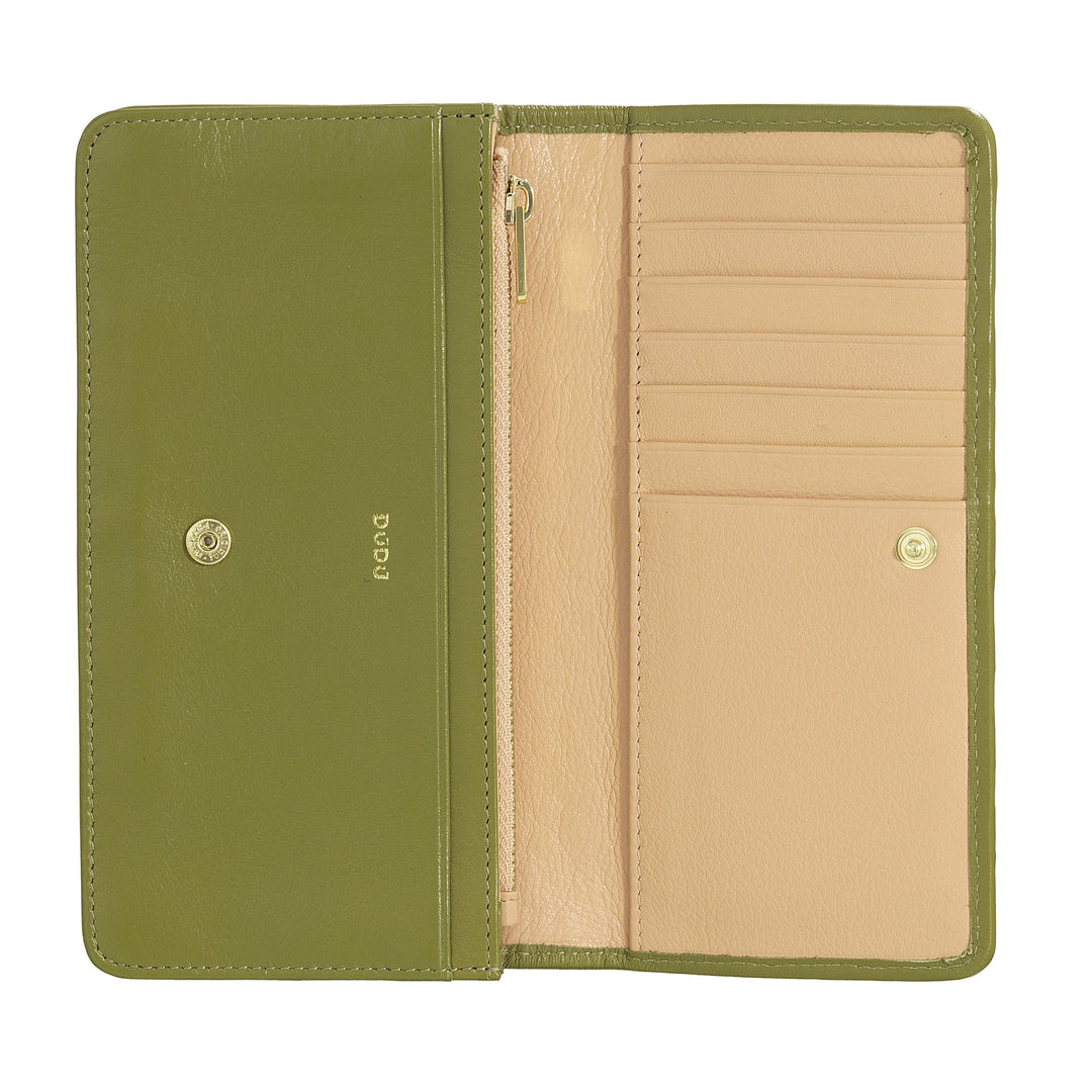 Γυναικείο πλεγμένο πορτοφόλι DUDU από γνήσιο δέρμα - Πορτοφόλι νομισμάτων με φερμουάρ, θήκη για κάρτες και θήκες, κομψό χειροποίητο σχέδιο