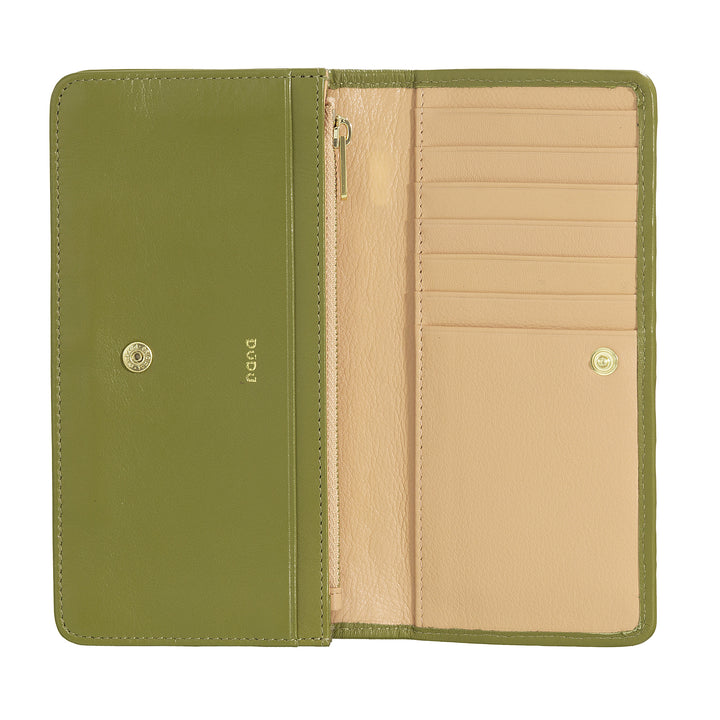 Γυναικείο πλεγμένο πορτοφόλι DUDU από γνήσιο δέρμα - Πορτοφόλι νομισμάτων με φερμουάρ, θήκη για κάρτες και θήκες, κομψό χειροποίητο σχέδιο