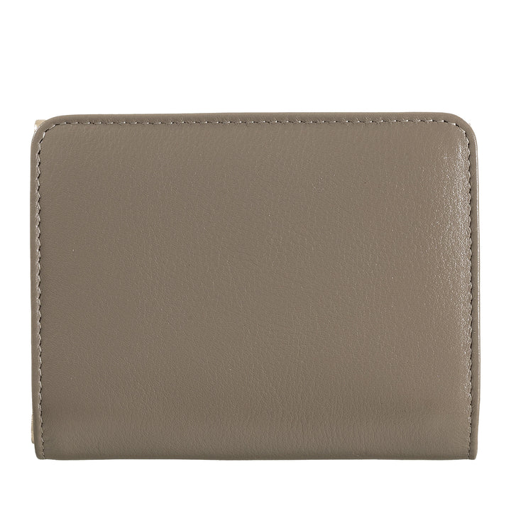 DUDU Portofel de dama mic RFID din piele multicolora colorata