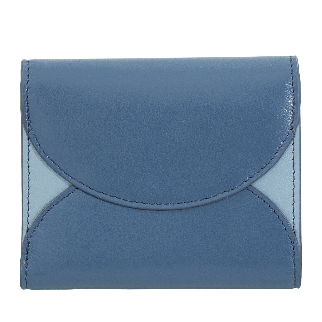 DUDU Portafoglio Donna Piccolo in Pelle Compatto con Porta Carte e Portamonete – Portafogli Donna Vera Pelle Elegante e Capiente