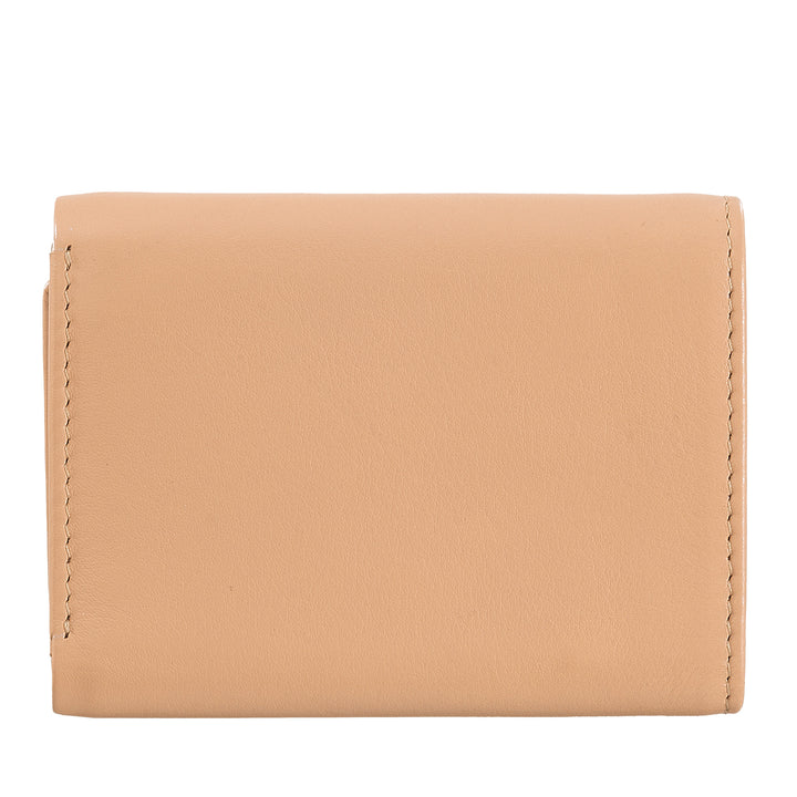 DUDU Small Men's Wallet in Leather, Women's Wallets, Compact Design with Coin Purse for Banknotes and Cards