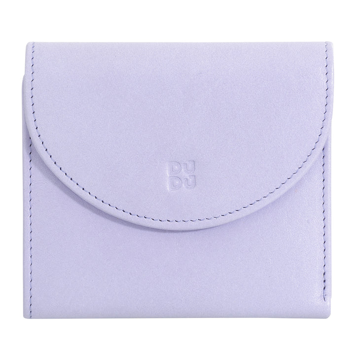 Μικρό γυναικείο πορτοφόλι DUDU από μαλακό γνήσιο δέρμα, τσέπες για κάρτες, θήκη για χαρτονομίσματα, πίσω φερμουάρ για κέρματα, πορτοφόλια RFID με κλείσιμο με έγχρωμο κουμπί