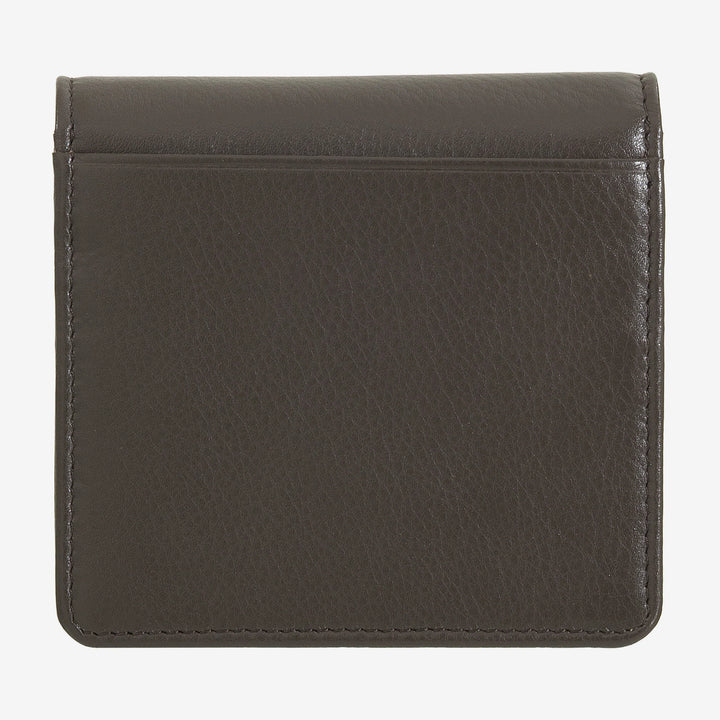 DUDU lille ultrakompakt farverig RFID-beskyttet læderpung til kvinder med indvendig lynlås og 8 kortholdere