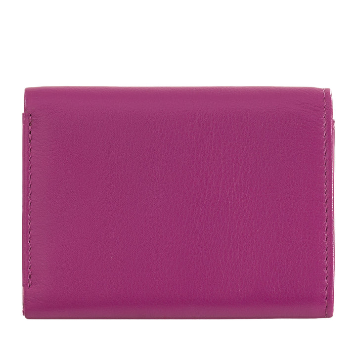 DUDU lille herrepung i læder, damepunge, kompakt design med møntpung til sedler og kort