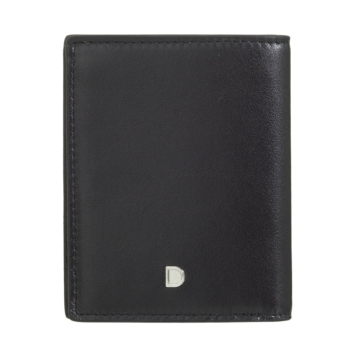 DUDU lille pung til mænd og kvinder i læder - kompakt og minimal lommepung, elegant med rum til kort og sedler