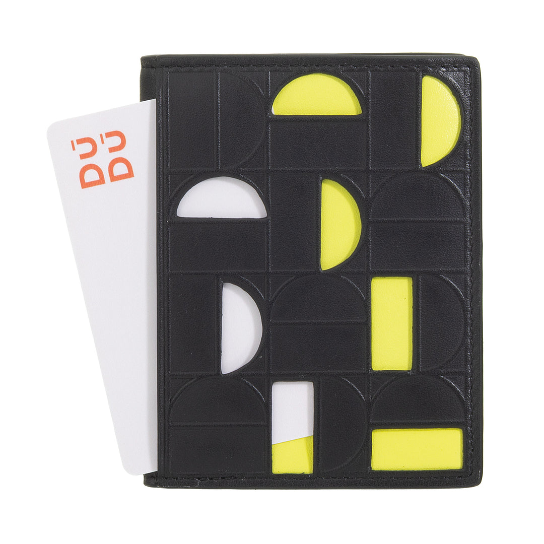 DUDU lille pung til mænd og kvinder i læder - kompakt og minimal lommepung, elegant med rum til kort og sedler