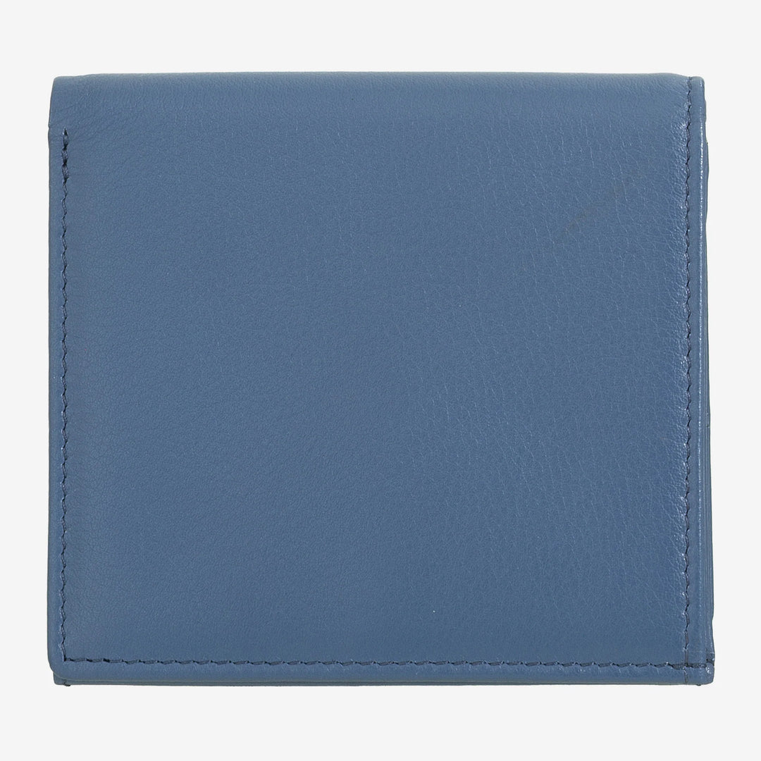 DUDU Veelkleurige leren RFID-portemonnee voor pasjes en munten