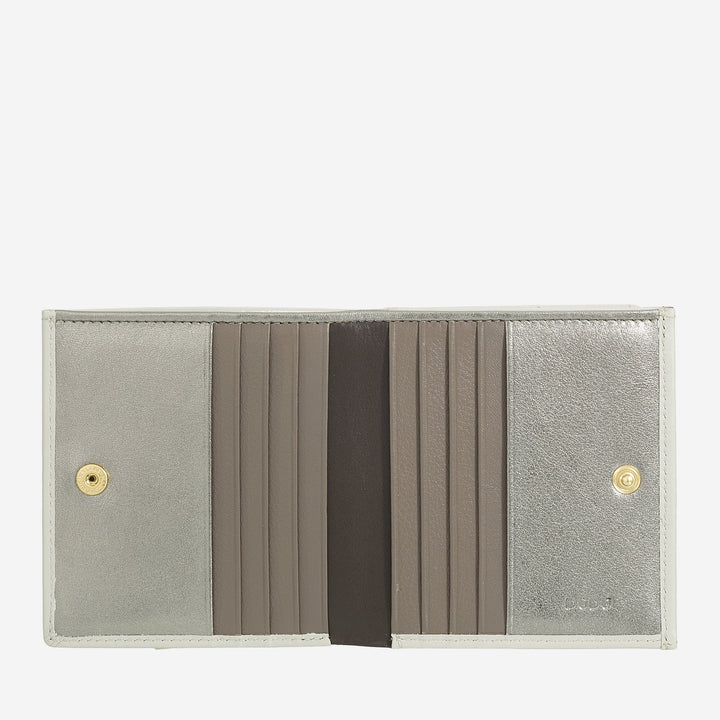 DUDU Portofel multicolor din piele RFID pentru carduri si monede