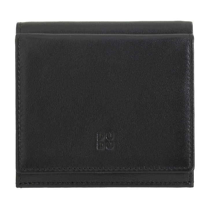 DUDU Vícebarevná kožená RFID peněženka na karty a mince