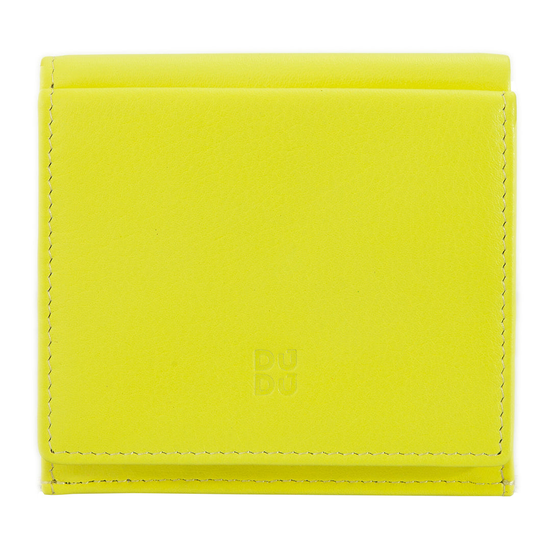 DUDU Multifarvet læder RFID pung til kort og mønter