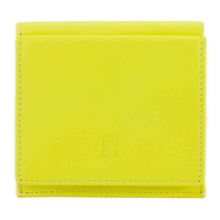 DUDU Multifarvet læder RFID pung til kort og mønter