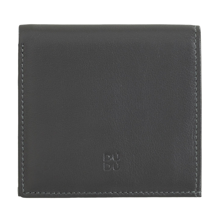 DUDU Vícebarevná kožená RFID peněženka na karty a mince