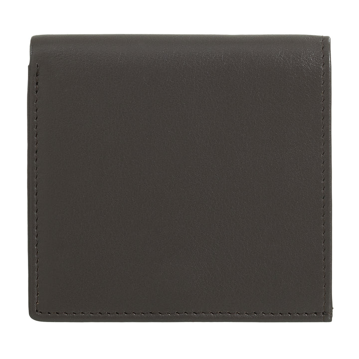 DUDU Cartera RFID de piel multicolor para tarjetas y monedas