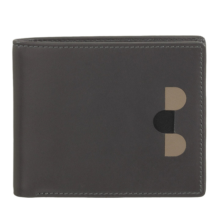 DUDU Cartera Hombre Slim en Piel con Protección RFID Tarjetero con Monedero Carteras Coloridas
