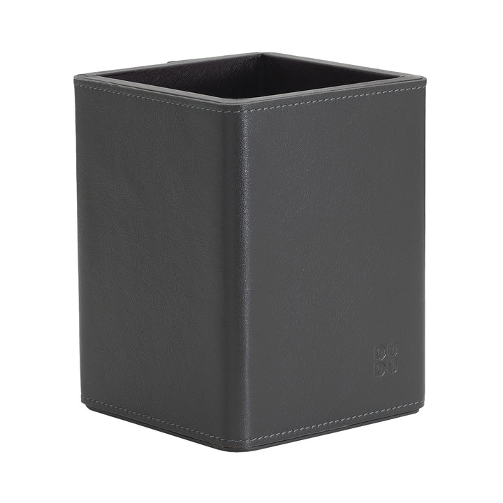 DUDU Designer-Stifthalter aus Leder für den Schreibtisch, Stifthalter für Bürotisch, bunter Stiftehalter