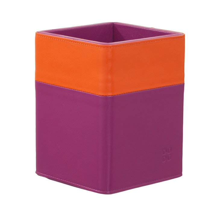 DUDU Designer Δερμάτινη θήκη για στυλό γραφείου, θήκη για στυλό για τραπέζι γραφείου, πολύχρωμη μολυβοθήκη