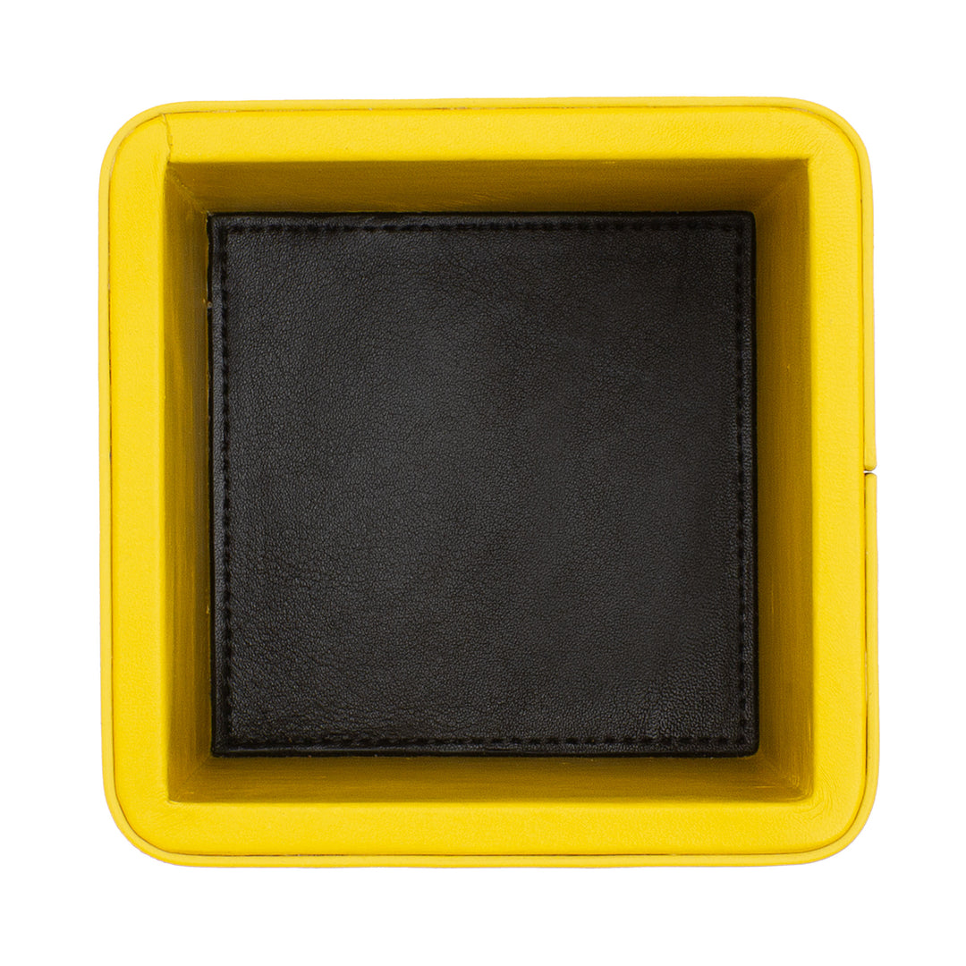 DUDU Design Leather Skrivbord Pennhållare, Pennhållare för kontorsbord, Färgglad pennhållare