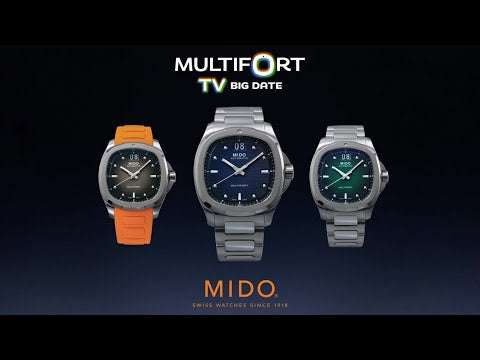 Reloj Mido Multifort TV Big Date 39x40mm gris automático acero M049.526.11.081.00