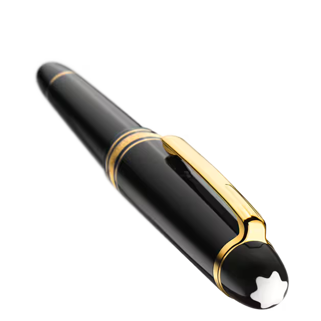 Pluma estilográfica Montblanc Meisterstück punta Classique recubierta de oro M 132464