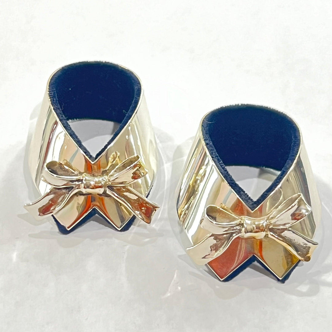 Raddi Renato par drypholdere Sløjfe til flaskehals 925 sølv AR-A-0111 - Capodagli 1937