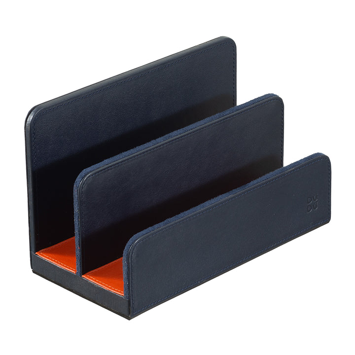 DUDU Leather Desk Set for the Office 4 pcs with Pocket Tray Pen Holder Letter Holder Notepad Holder