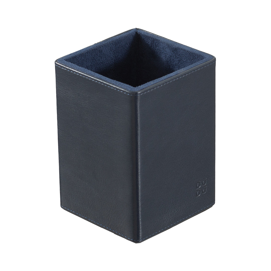 DUDU Leather Desk Set for the Office 4 pcs with Pocket Tray Pen Holder Letter Holder Notepad Holder