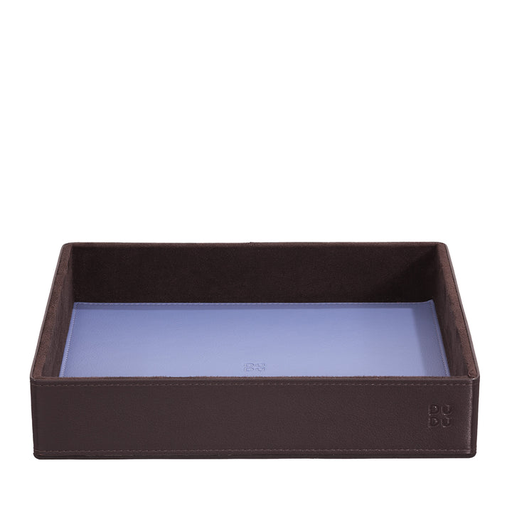 DUDU Set de birou din piele pentru birou 4 buc cu tavă de buzunar Suport stilou Suport scrisori Suport blocnotes