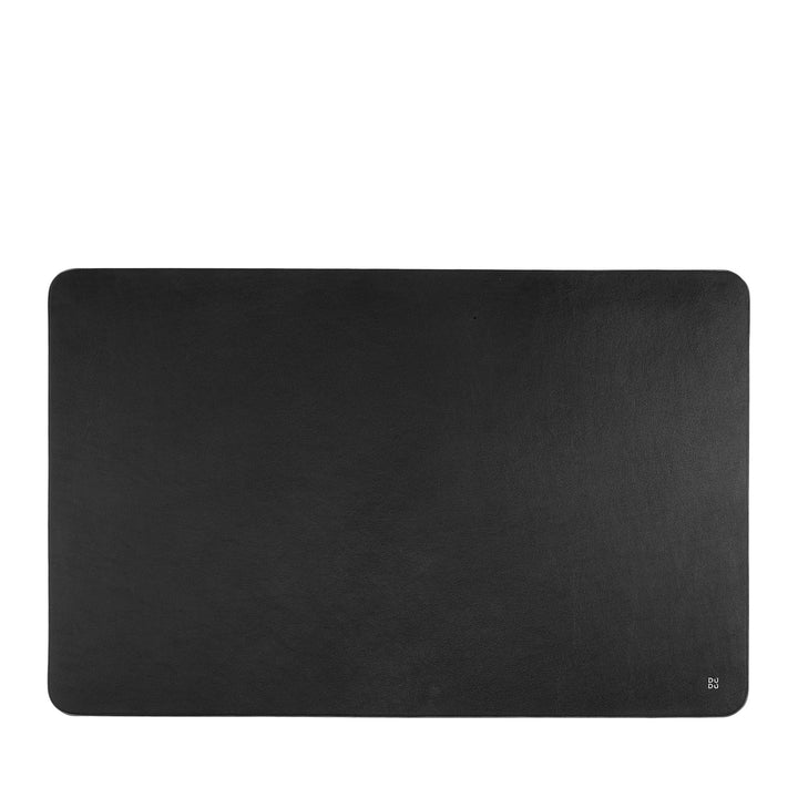 DUDU Office Desk Pad in Two-Tone Leather CM 61x40, Double-Side Rollable, Soft Non-Slip Without Seams