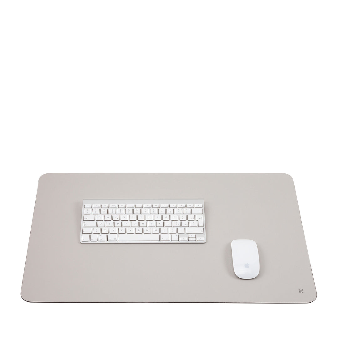 Almofada de mesa de escritório DUDU em couro bicolor CM 61x40, rolável dupla face, macia antiderrapante sem costuras