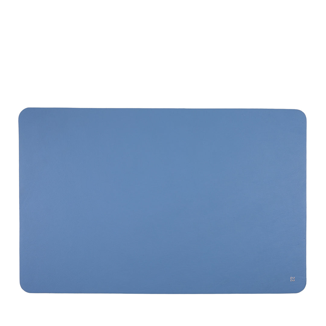 DUDU Office Desk Pad in Two-Tone Leather CM 61x40, Double-Side Rollable, Soft Non-Slip Without Seams