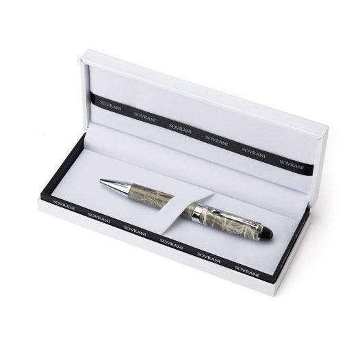 Długopis marmurkowy Sovrani szary W2943 - Capodagli 1937