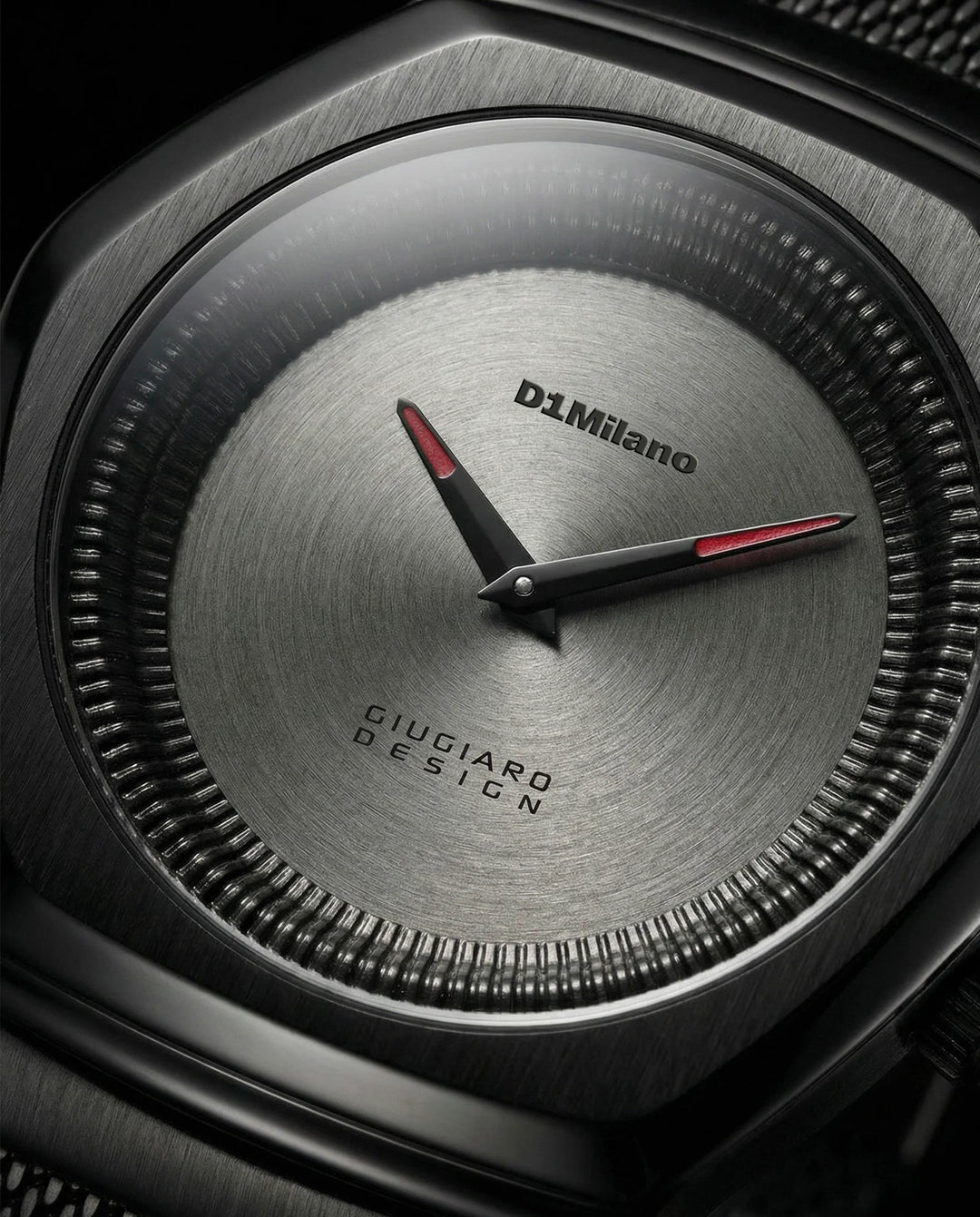 D1 Milano watch Limited Edition Giugiaro Design 40mm gray quartz steel D1-IDBJ01