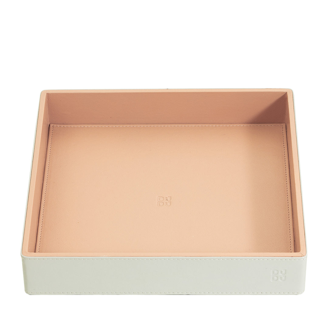 DUDU Entryway Designer Gekleurd lederen zakdienblad met geschenkdoos