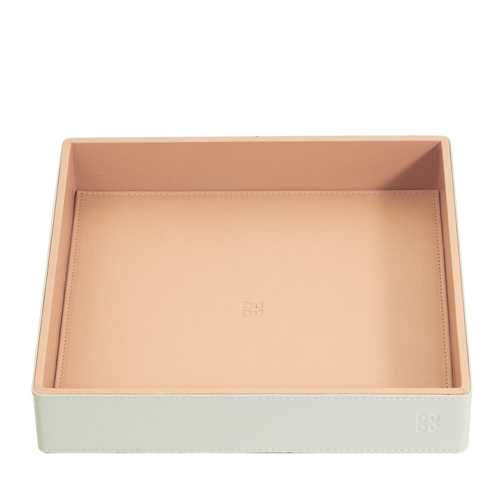 DUDU Entryway Designer Gekleurd lederen zakdienblad met geschenkdoos