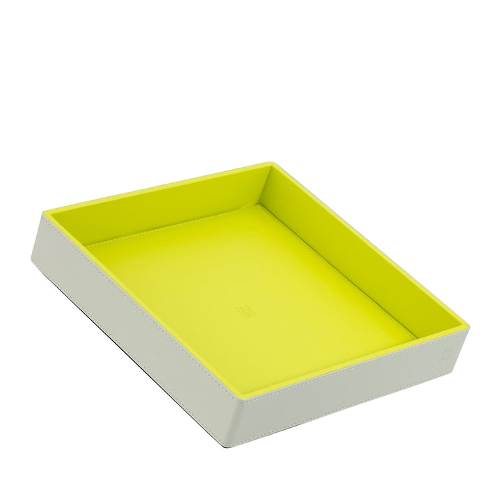 Bandeja de bolso de couro colorido DUDU Entryway Designer com caixa de presente