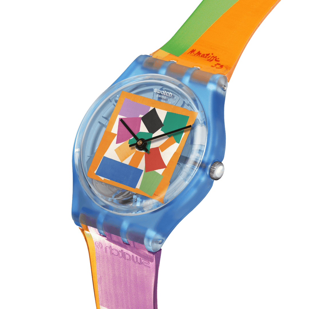 Relógio Swatch MATISSE'S SNAIL Edição Especial TATE GALLERY Originals Gent 34mm SO28Z127 - Capodagli 1937