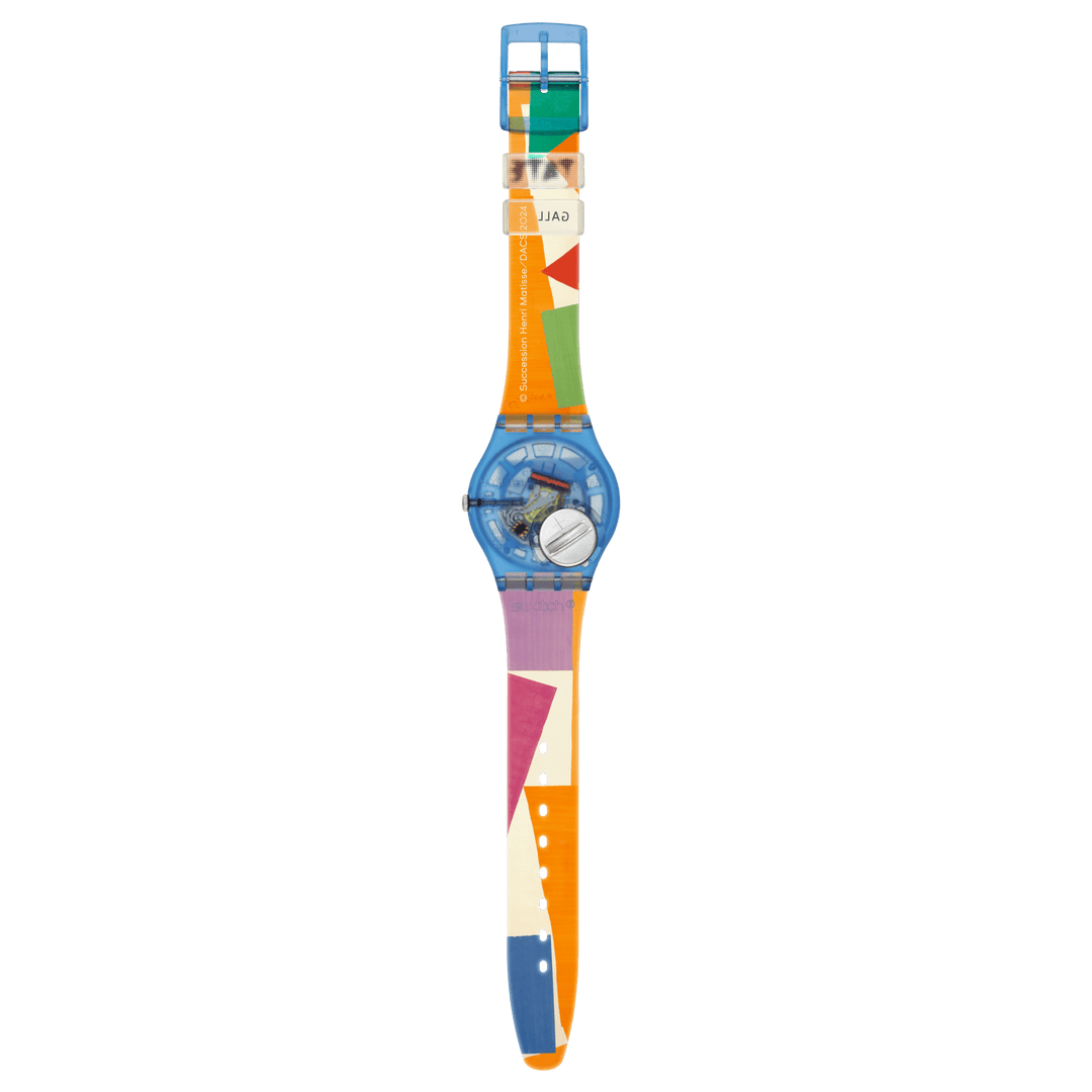 Relógio Swatch MATISSE'S SNAIL Edição Especial TATE GALLERY Originals Gent 34mm SO28Z127 - Capodagli 1937