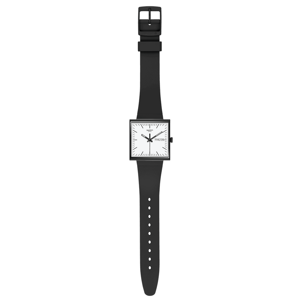 Swatch orologio WHAT IF…BLACK? Bioceramic What If? Collection 33mm SO34B700 - Capodagli 1937