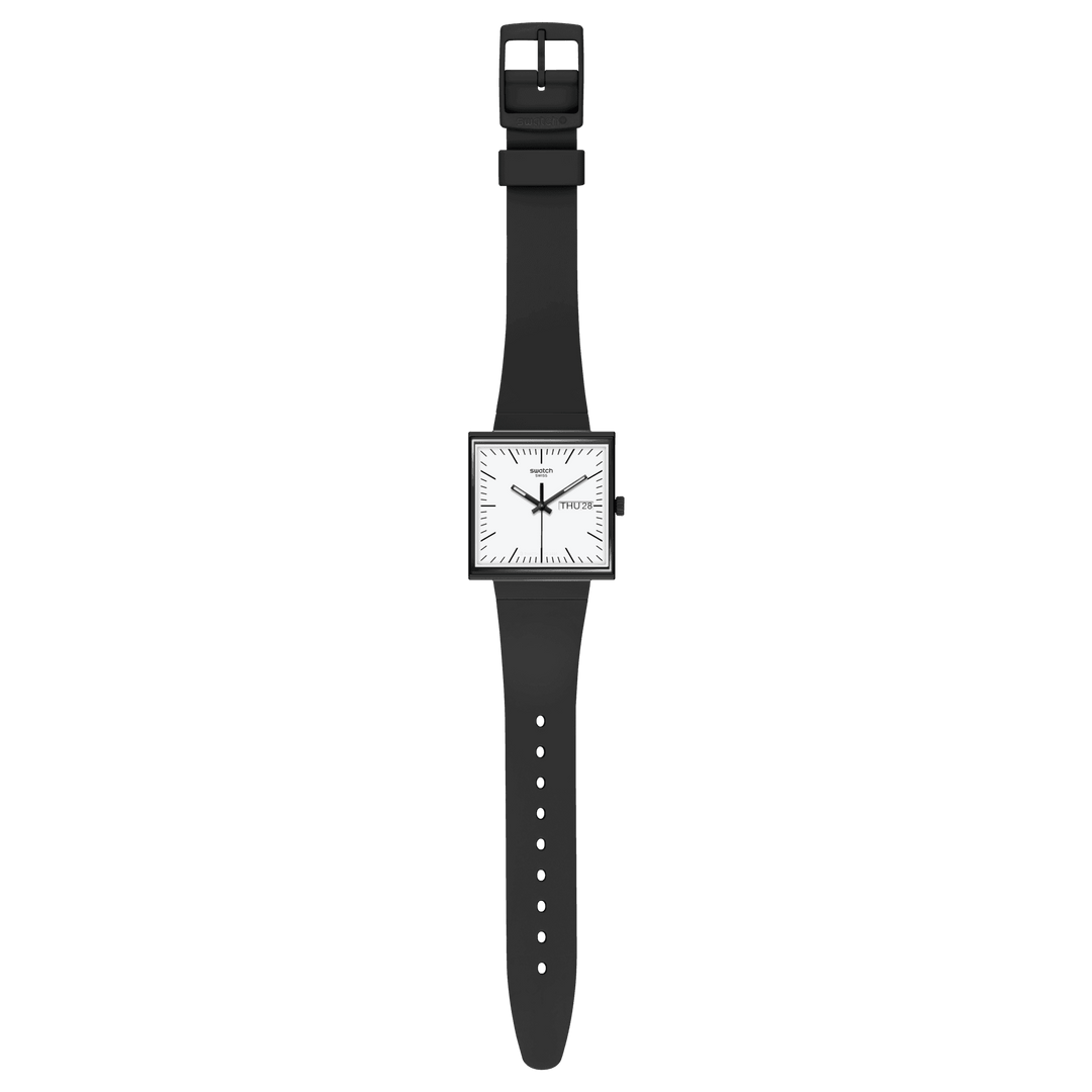 Swatch orologio WHAT IF…BLACK? Bioceramic What If? Collection 33mm SO34B700 - Capodagli 1937
