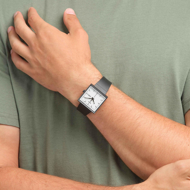 Swatch orologio WHAT IF…BLACK? Bioceramic What If? Collection 33mm SO34B700 - Capodagli 1937