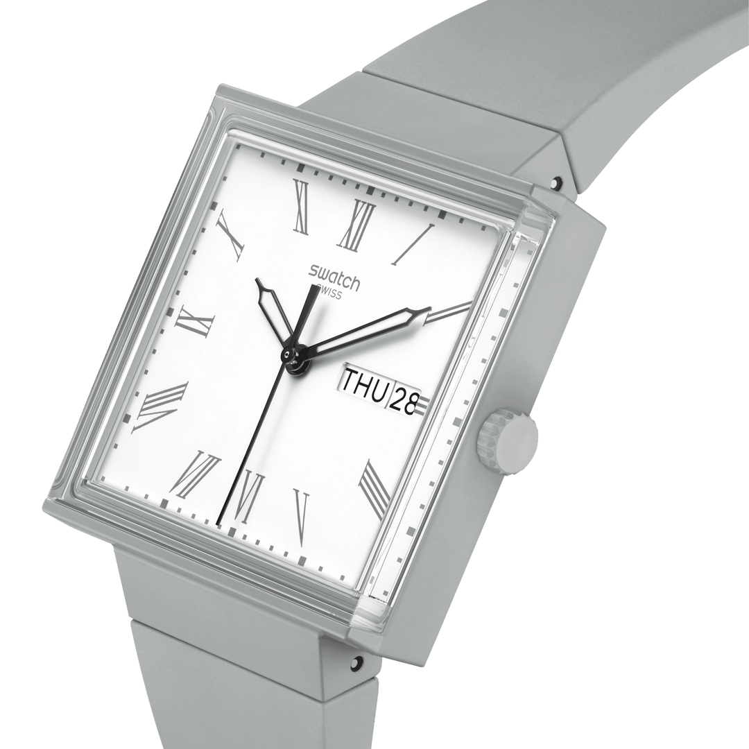 Ceas Swatch WHAT IF...GREY? Bioceramic ce se întâmplă dacă? Colecția 33mm SO34M700 - Capodagli 1937