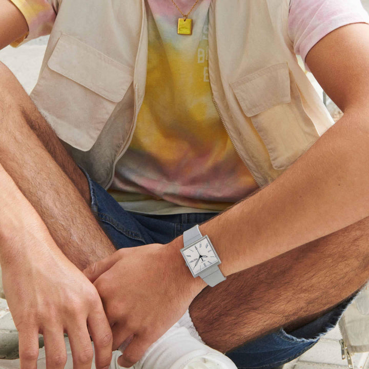 Ceas Swatch WHAT IF...GREY? Bioceramic ce se întâmplă dacă? Colecția 33mm SO34M700 - Capodagli 1937