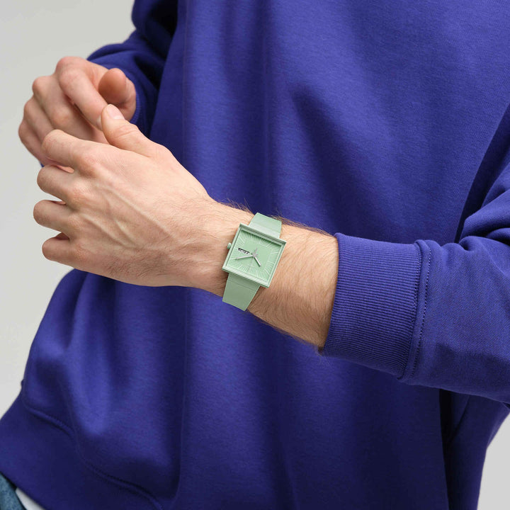 Swatch-klocka VA OM...MINT? Biokeramiskt vad händer om? Samling 33mm SO34G701 - Capodagli 1937