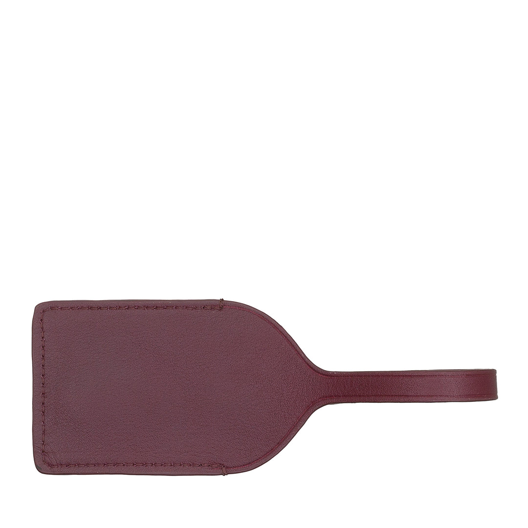 Étiquette de valise DUDU, étiquette de bagage en cuir coloré, étiquette de nom de mode élégante pour sacs et sacs à dos