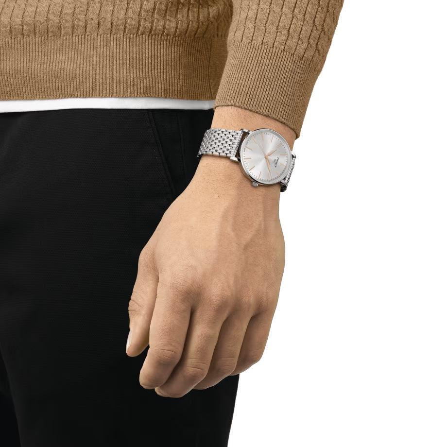 Hodinky Tissot Everytime 40mm stříbrná křemenná ocel T143.410.11.011.01 - Capodagli 1937